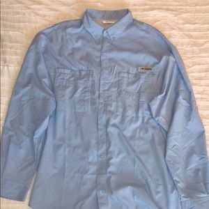 Long sleeve Columbia PFG button down shirt